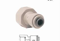 FEMALE ADAPTER FLAT PI -JG - Rýchlospojka s vnútorným závitom, 10 Bar, -20°/+70°C