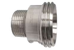 DRINTEX ADAPTÉR AG/BSPP - DIN 11851 - AISI 316 prechodka s vonkajšími závitmi DN 15 až 50, PN 40 Bar