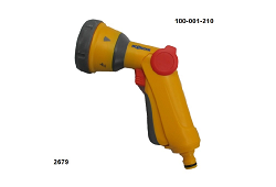 PIŠTOĽ HOZEMULTI SPRAY - PIŠTOĽ 2679, 5 funkcií, (kat.č.100-001-210)