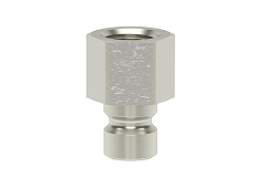 VSUVKA ESDM-NI DN 6 - Mosadzná vsuvka bez ventilu, priemer čapu tŕňa 9,4 mm