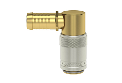 ESD*TL 90 - Rýchlospojka Plastik Dn 9 s uhlovým tŕňom 90° s/bez ventilu pre štandardné hadice