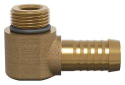 MKW UHLOVÁ KOCKA TRN 90° /AG - Prechodka pre všetky profily, hadicový tŕň DN9, bez ventilu 15 Bar, poistný krúžok