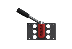 MKF-M Doska s pákou Lüdecke - Multispojka Francúzskeho profilu, strana na stroji