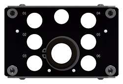 MKWL ZÁKLADNÁ DOSKA - Multispojka bezodkvapového systému DN 9, strana nástroja