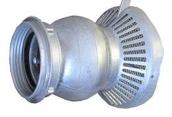 SACÍ KOŠ AL-110 mm - Hliníkový se zpětnou klapkou, závity SFIG 110