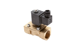 02V -2/2 MAGNETICKÝ VENTIL MS s CIEVKOU NC (NO) - Mosadzný 24V/220= DC, 80-416 L/min.