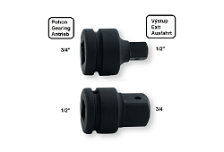 GOLA SILOVÁ REDUKCIA 4-HRANY - Silové diely nástrčných kľúčov redukcia veľká/malá gola