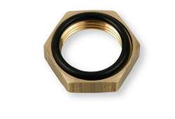 POISTNÁ MATICA M16 a M22 S O-KRÚŽKOM - Mosadzná zaisťovacia matica M22x1,5 k brzdovým šróbením