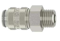 ŠTANDARD MINI AGN - Niklovaná rýchlospojka DN 5 s vonkajším závitom, čap 9 mm