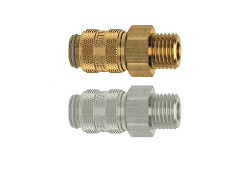 ŠTANDARD MINI AG AB - Rýchlospojky s vonkajším G závitom a obojstranným ventilom Dn 5