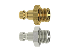 ŠTANDARD MINI MALE AG - Mosadzná vsuvka s vonkajším G závitom Dn 5