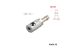0B145, BEZPEČNOSTNÁ RÝCHLOSPOJKA HADICOVÝ TRN DN 5,5 - Séria 0B140, Multisocket UNI ISO 6150-C10